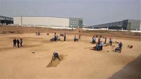 ▲西安咸陽國際機場改建工程變成大型考古工程。（圖／翻攝自陕西省文物局官方微博）