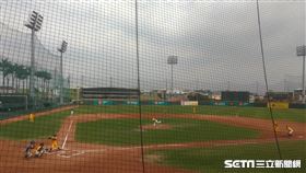 ▲中信兄弟黃白戰鹽埔園區球場鄭宗哲。（圖／記者蕭保祥攝影）