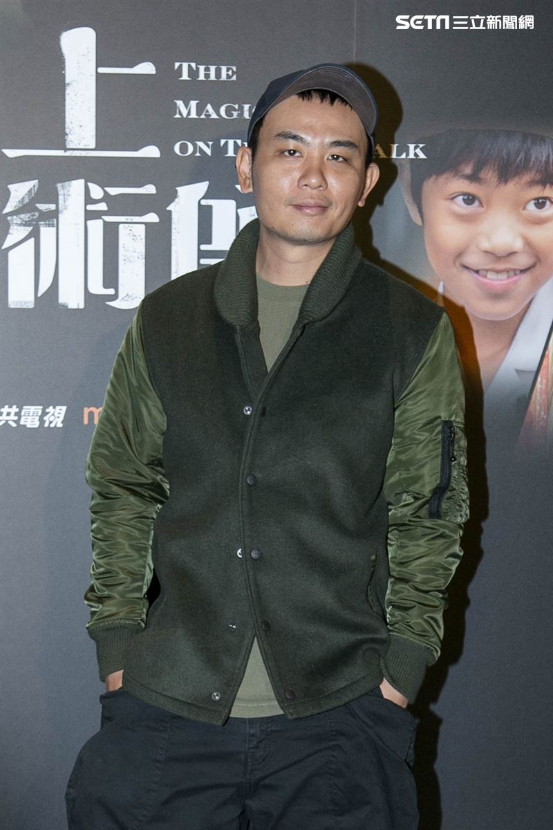 楊大正出席《天橋上的魔術師》媒體聯訪。（圖／記者楊澍攝影）