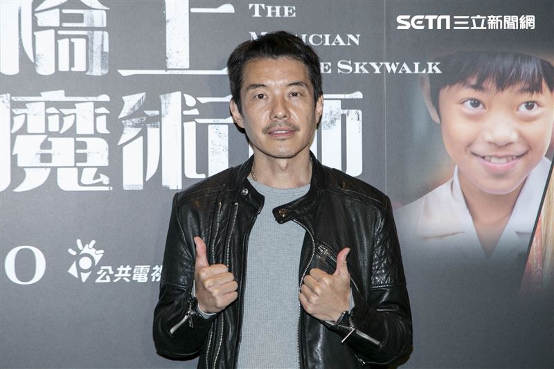 陳如山出席《天橋上的魔術師》媒體聯訪。（圖／記者楊澍攝影）