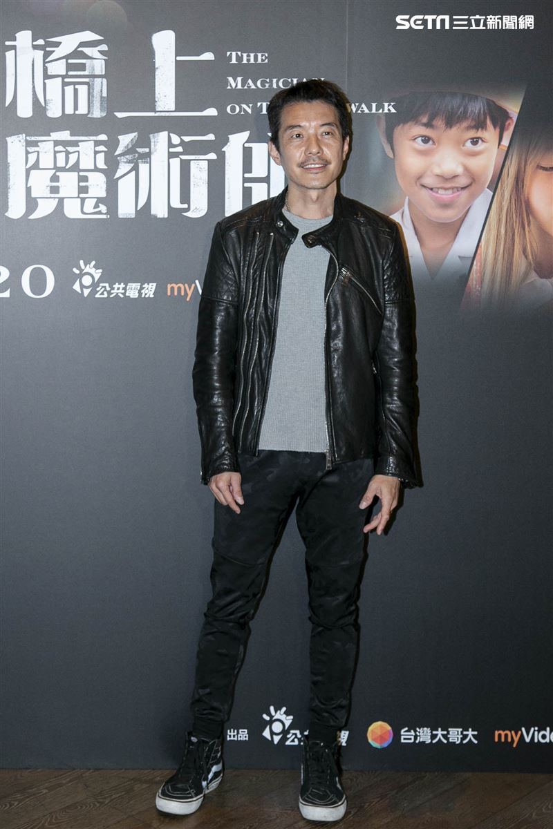 陳如山出席《天橋上的魔術師》媒體聯訪。（圖／記者楊澍攝影）