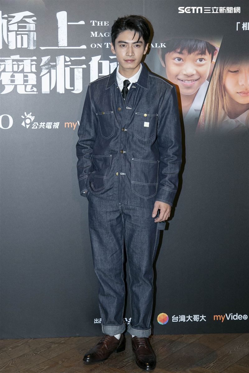 宋柏偉出席《天橋上的魔術師》媒體聯訪。（圖／記者楊澍攝影）