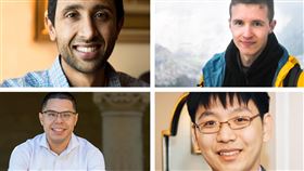 研究人工智慧獲獎  UCLA教授來自台灣來自台灣的加州大學洛杉磯分校（UCLA）電腦科學系助理教授張凱崴（右下）與同校3名教授獲頒代表科學界未來之星的史隆研究獎（Sloan Research Fellowship）。（UCLA提供）中央社記者林宏翰洛杉磯傳真  110年2月18日