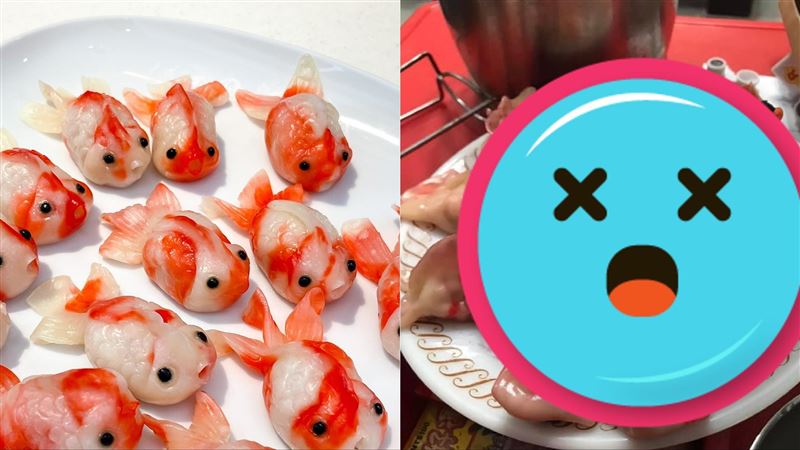金魚蝦餃變異形　女兒嚇壞：頭好可怕