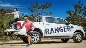 ▲Ford Ranger化身美式皮卡健身房（圖／Ford提供）