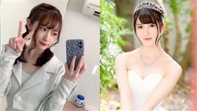 結城留美奈曾參加過大學選美得冠軍，卻投身於AV產業。（圖／翻攝自結城留美奈推特）