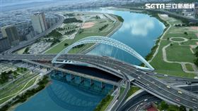 中正橋改建工程。（圖／新北市工務局提供）