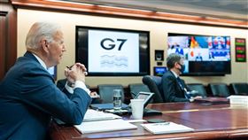G7領袖19日舉行高峰會，同意就2019冠狀病毒疾病疫情加強合作。（圖／翻攝自facebook.com/POTUS）
