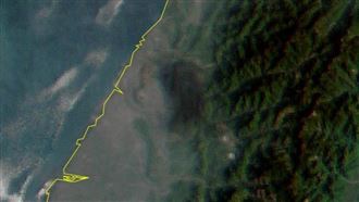 后里橡膠廠大火　衛星曝大片「黑雲」