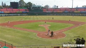 ▲統一獅春訓練習賽味全龍布雷克蘇泰安。（圖／記者蕭保祥攝影）