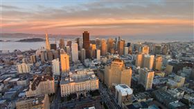 美國，舊金山，天際線，城市。（圖／翻攝自pixabay）