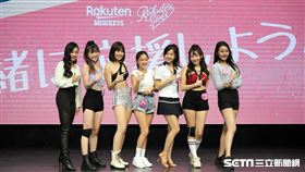 ▲樂天女孩海選7位入選者，左起熊霓、林俞庭、陳伊、李芳、邱紫庭、林襄、呂巧函。（圖／記者劉彥池攝影）