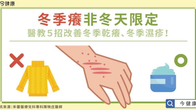 醫教５招改善冬季癢　正確止癢是關鍵