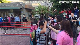 開學,社子國小,柯文哲,量體溫,校園防疫
圖/記者簡若羽攝影