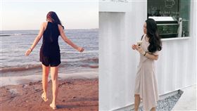 背影照片。（圖／翻攝自samanthacute IG）