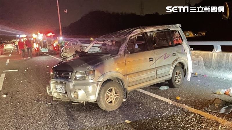 男子國道恍神　國6三車追撞多人送醫