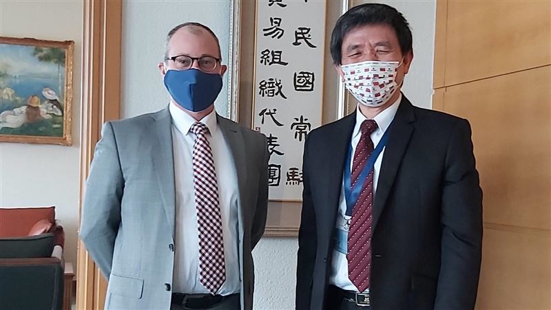 對台限制解除　美駐WTO代辦拜會他