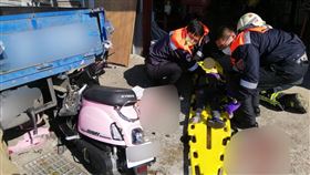 新竹縣,新豐,車禍,三貼,母子,（圖／翻攝畫面）