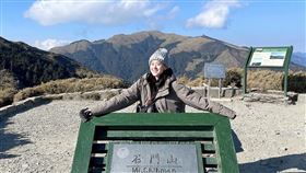 邱偲琹,爬山。圖／周子娛樂提供