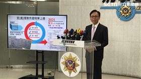 刑事警察局發布「各類受理報案證明格式統一，民眾權益更安心」新聞，於15時由鄧副局長主持記者會統一說明 記者李依璇攝影