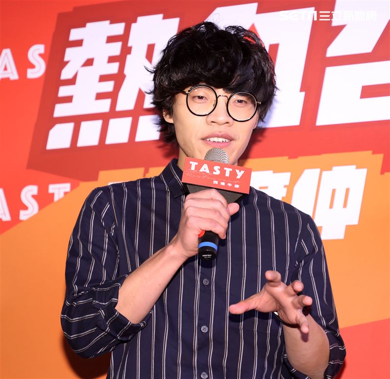 盧廣仲出席捐血公益記者。（記者邱榮吉/攝影）