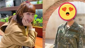 女少尉.泱泱,國軍,木曜4超玩(翻攝自 臉書)