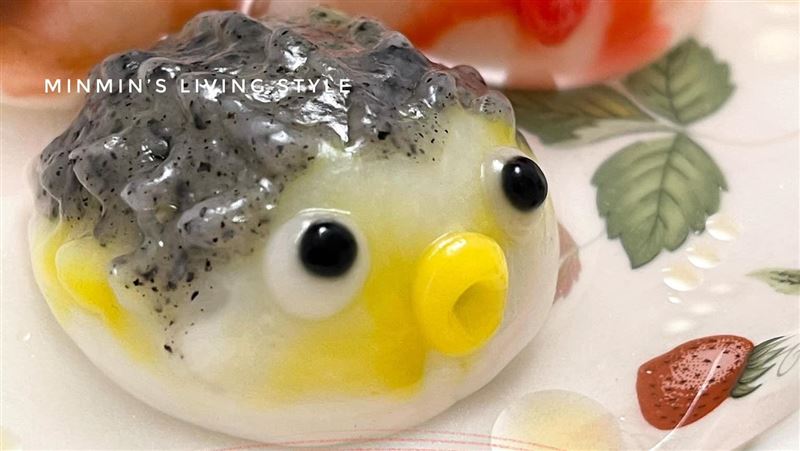 繼金魚蝦餃之後…河豚芝麻湯圓萌翻了