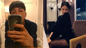 （圖／翻攝自G-Dragon,Jennie　IG）