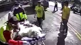 爆竹煙火,繞境,燒燙傷,宜蘭,翻攝畫面