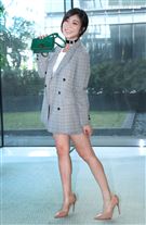 梁舒涵獲得金鐘最佳新人獎後自己更加努力，演技受到大家的肯定。（記者邱榮吉/攝影）