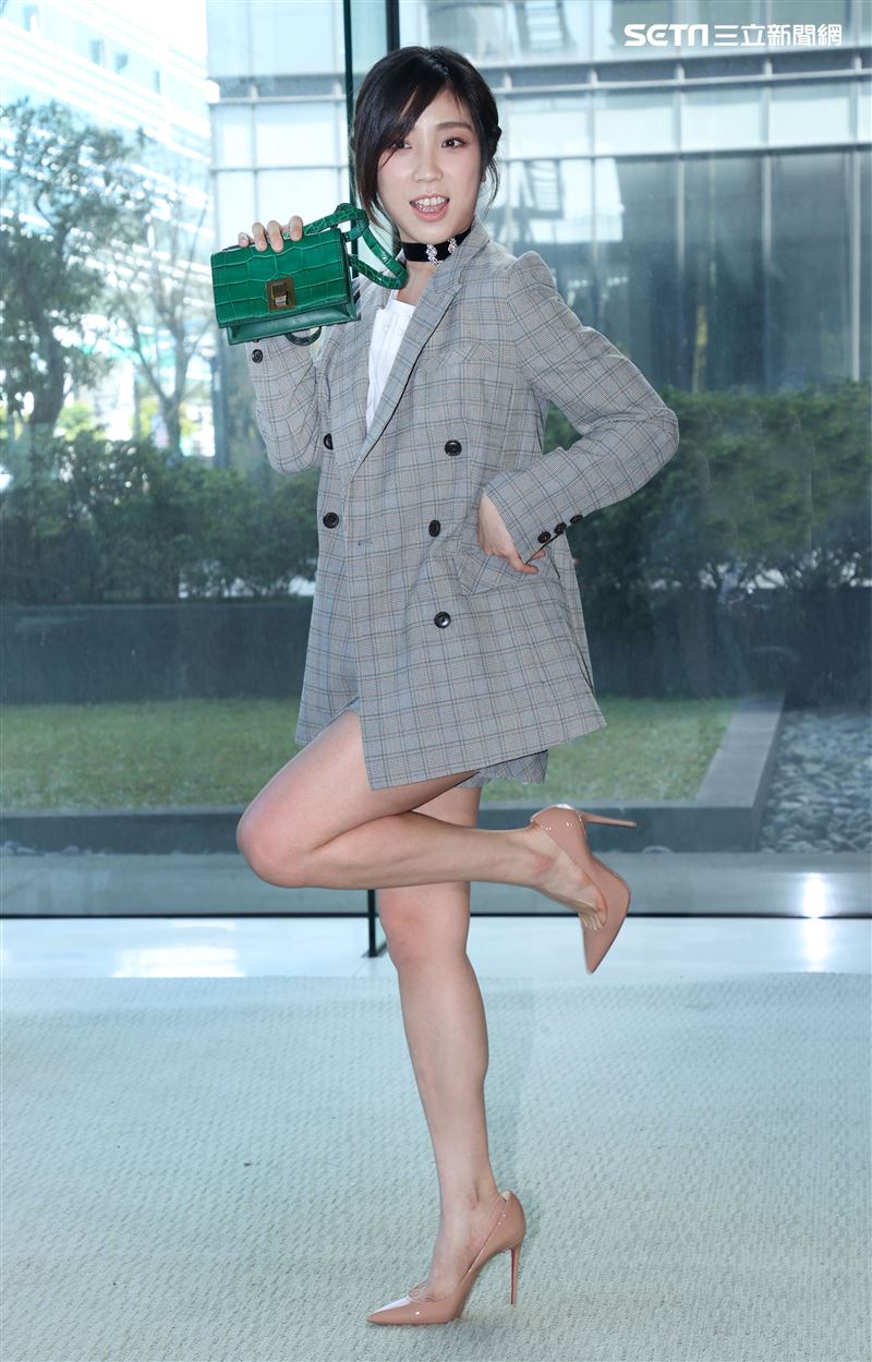 梁舒涵獲得金鐘最佳新人獎後自己更加努力，演技受到大家的肯定。（記者邱榮吉/攝影）