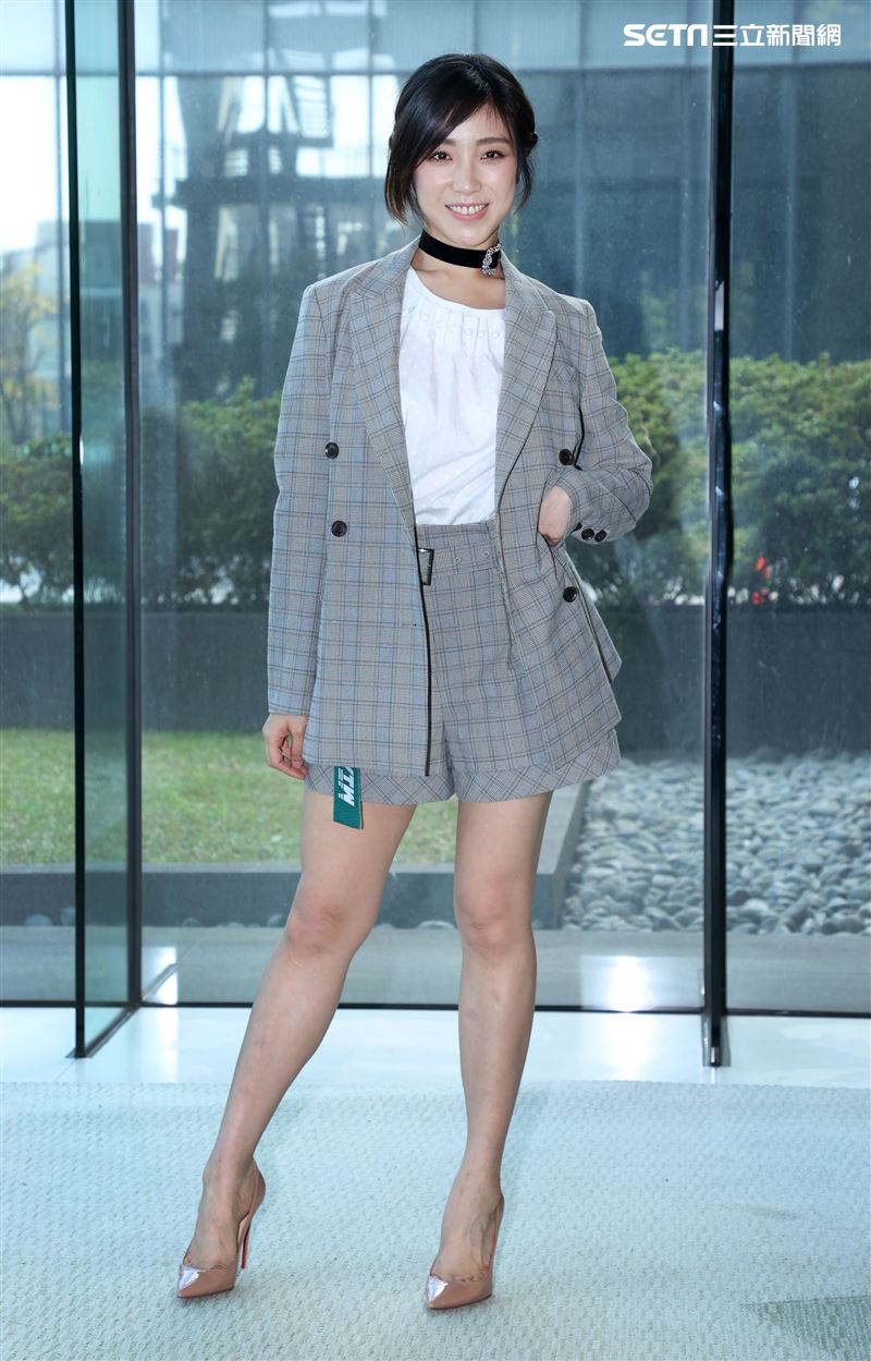 梁舒涵獲得金鐘最佳新人獎後自己更加努力，演技受到大家的肯定。（記者邱榮吉/攝影）