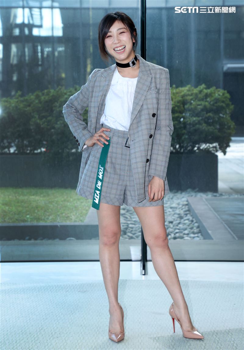 梁舒涵獲得金鐘最佳新人獎後自己更加努力，演技受到大家的肯定。（記者邱榮吉/攝影）