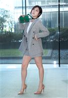 梁舒涵獲得金鐘最佳新人獎後自己更加努力，演技受到大家的肯定。（記者邱榮吉/攝影）