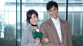 孫其君、梁舒涵出席「廢財闖天關2」廢財變身記者會。（記者邱榮吉/攝影）