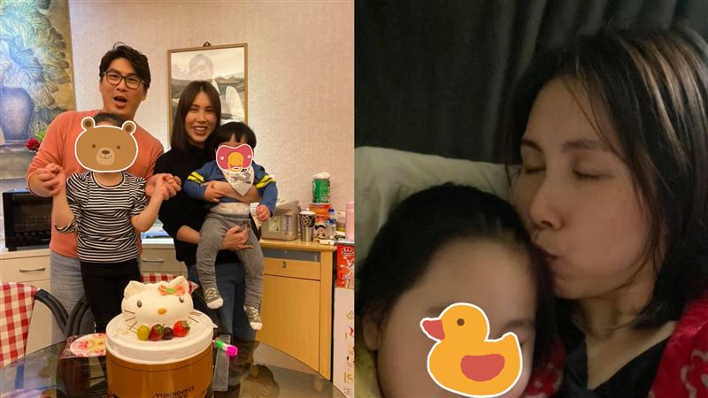 余苑綺入院抗癌　親哄女入睡：心好痛