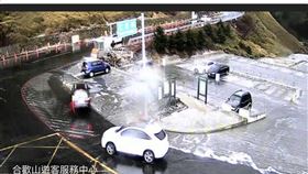 合歡山松雪樓，下冰雹