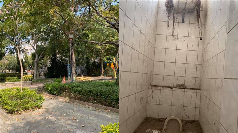衝公園鬼廁所爆拉！網驚：台中七期耶