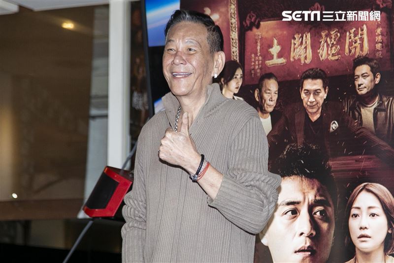 龍劭華出席《角頭－浪流連》慶功記者會。（圖／記者楊澍攝影）