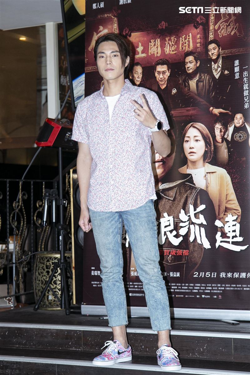 唐振剛出席《角頭－浪流連》慶功記者會。（圖／記者楊澍攝影）