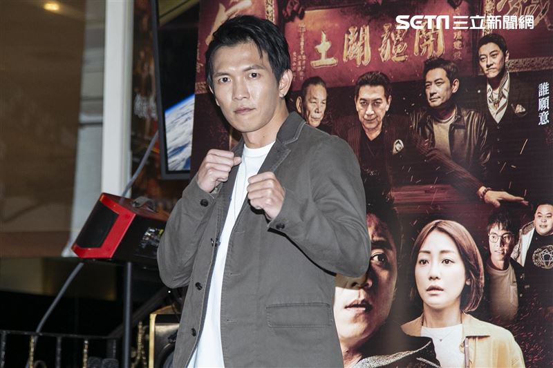 黃尚禾出席《角頭－浪流連》慶功記者會。（圖／記者楊澍攝影）