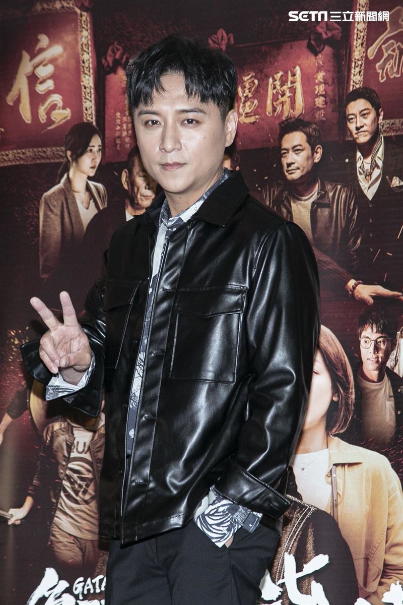 鄭人碩出席《角頭－浪流連》慶功記者會。（圖／記者楊澍攝影）