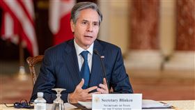 首度「出訪」加拿大　布林肯談民主價值美國國務卿布林肯26日進行上任後首度「出訪」，期間與加拿大外長賈諾舉行視訊會議（圖），兩人談論氣候變遷、在西半球推廣民主價值，及強化雙邊防衛與安全等議題。（美國國務院提供）中央社記者徐薇婷華盛頓傳真  110年2月27日