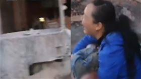 4歲女童「困水泥攪拌機」！全身骨頭被攪碎（圖／翻攝自漩渦視頻）