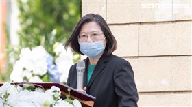蔡英文出席「二二八事件74周年中樞紀念儀式」。（圖／總統府提供）