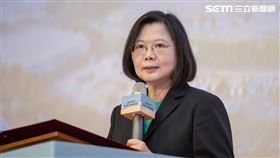 蔡英文視察「台灣亞灣區發展案」。（圖／總統府提供）