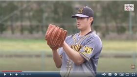 ▲陳偉殷熱身賽首戰挨轟。（圖／翻攝自YouTube）