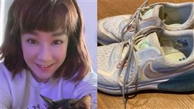 陸元琪,女兒,學校,運動鞋。翻攝自臉書