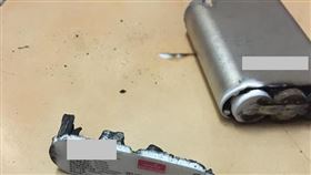 行動電源,爆炸,起火,仙女棒（圖／翻攝爆料公社）