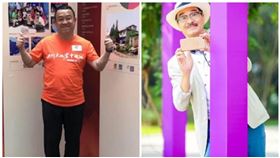 港星吳孟達與曾志偉。